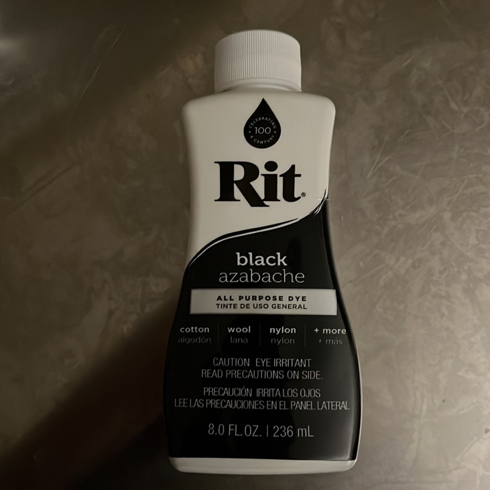 NEW! Rit Black All Purpose Dye + ColorStay Fixative - Picture 3 of 8
